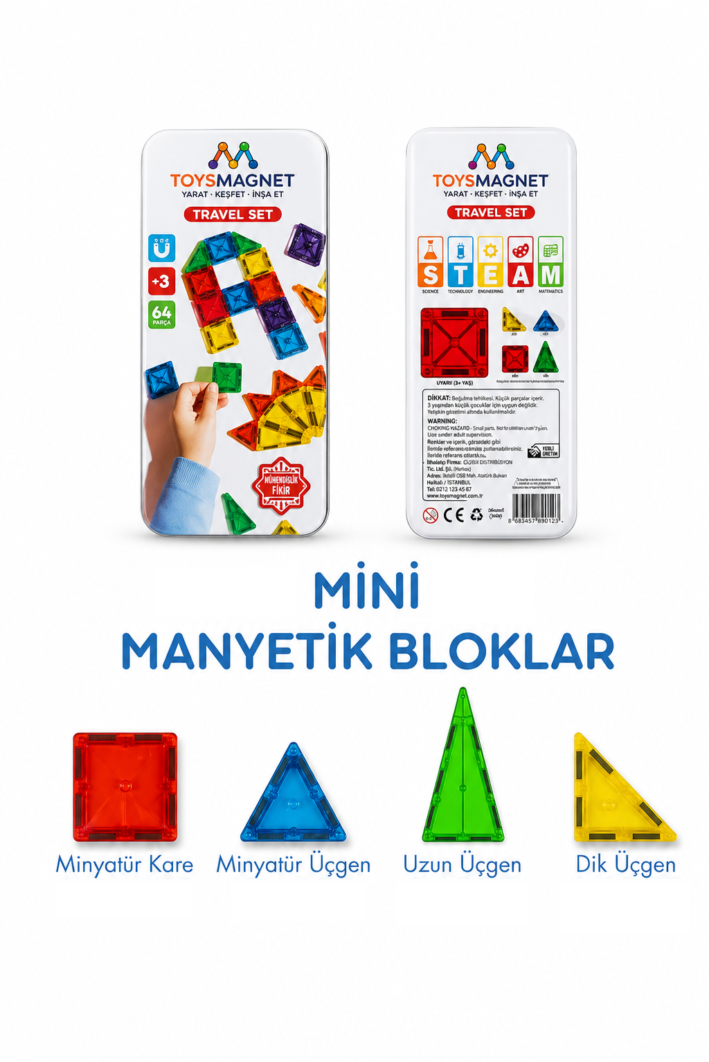 ToysMagnet™ Manyetik Mini Kule Seti