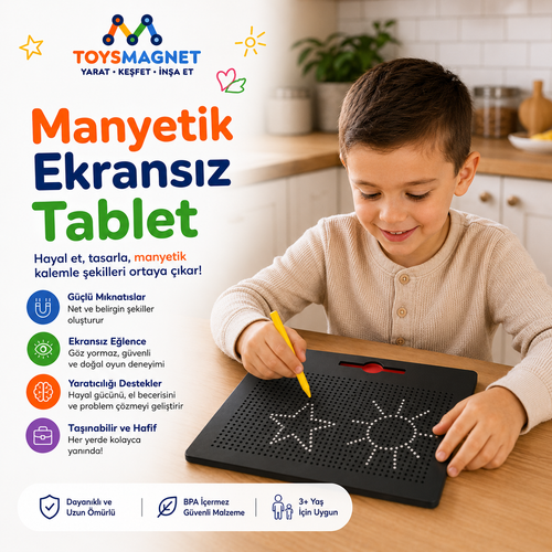ToysMagnet™ Ekransız Manyetik Tablet