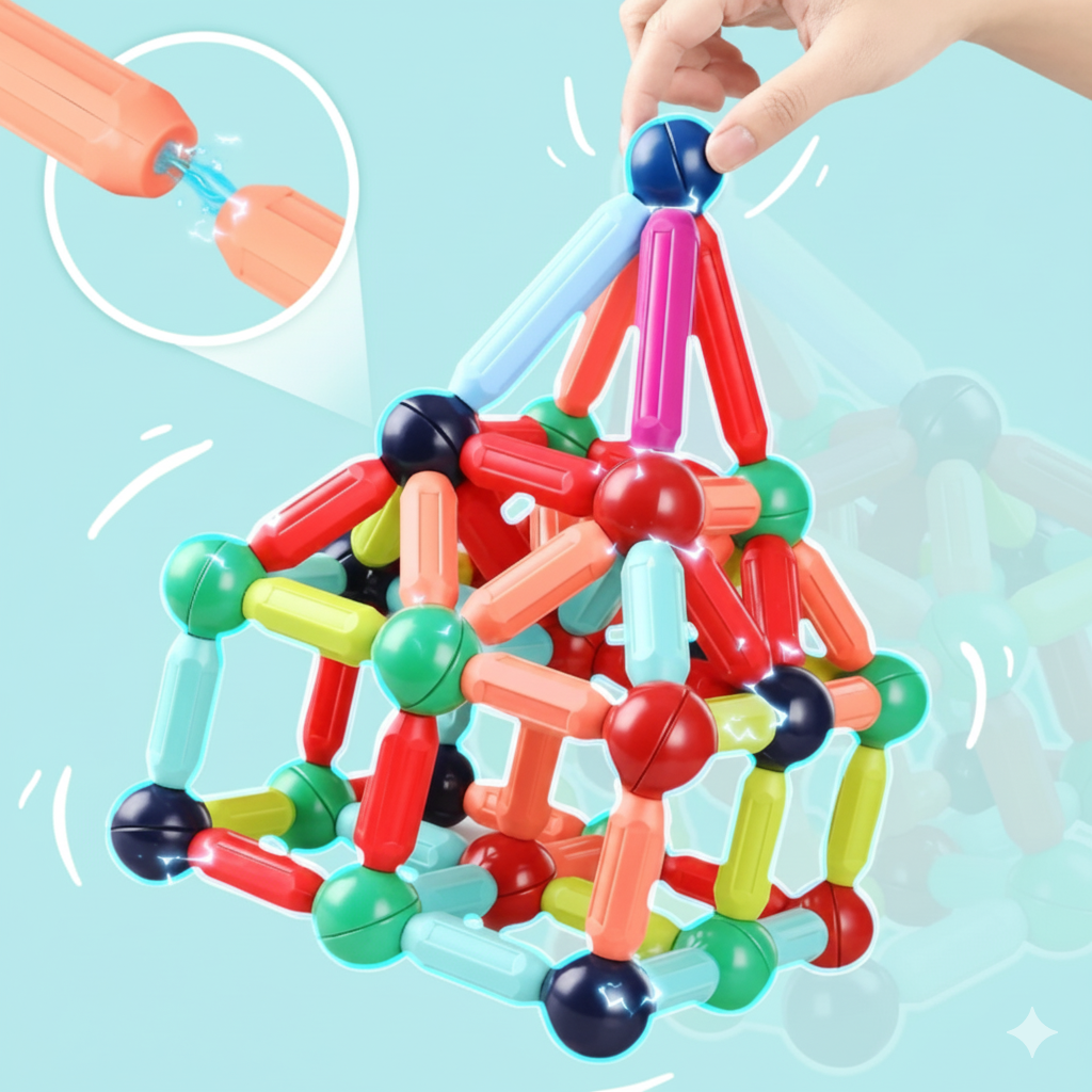 ToysMagnet-Tıkla, Birleştir, Dünyanı İnşa Et!